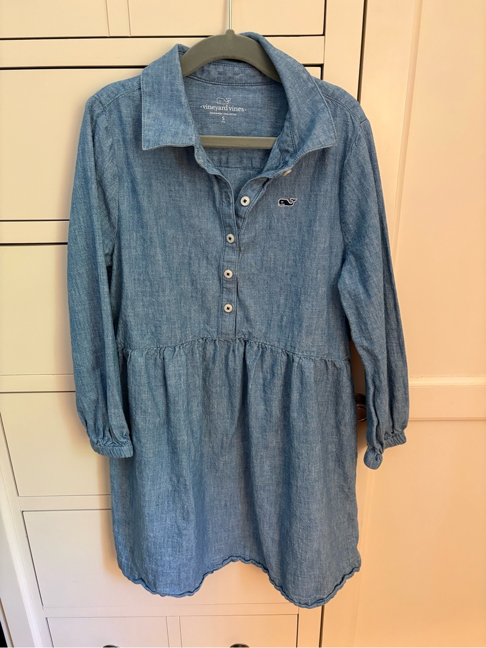 Vineyard Vines Chambray Shirt Dress